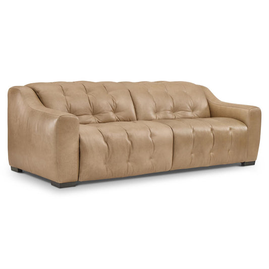 Karma Leather Power Motion Sofa by Bernhardt
