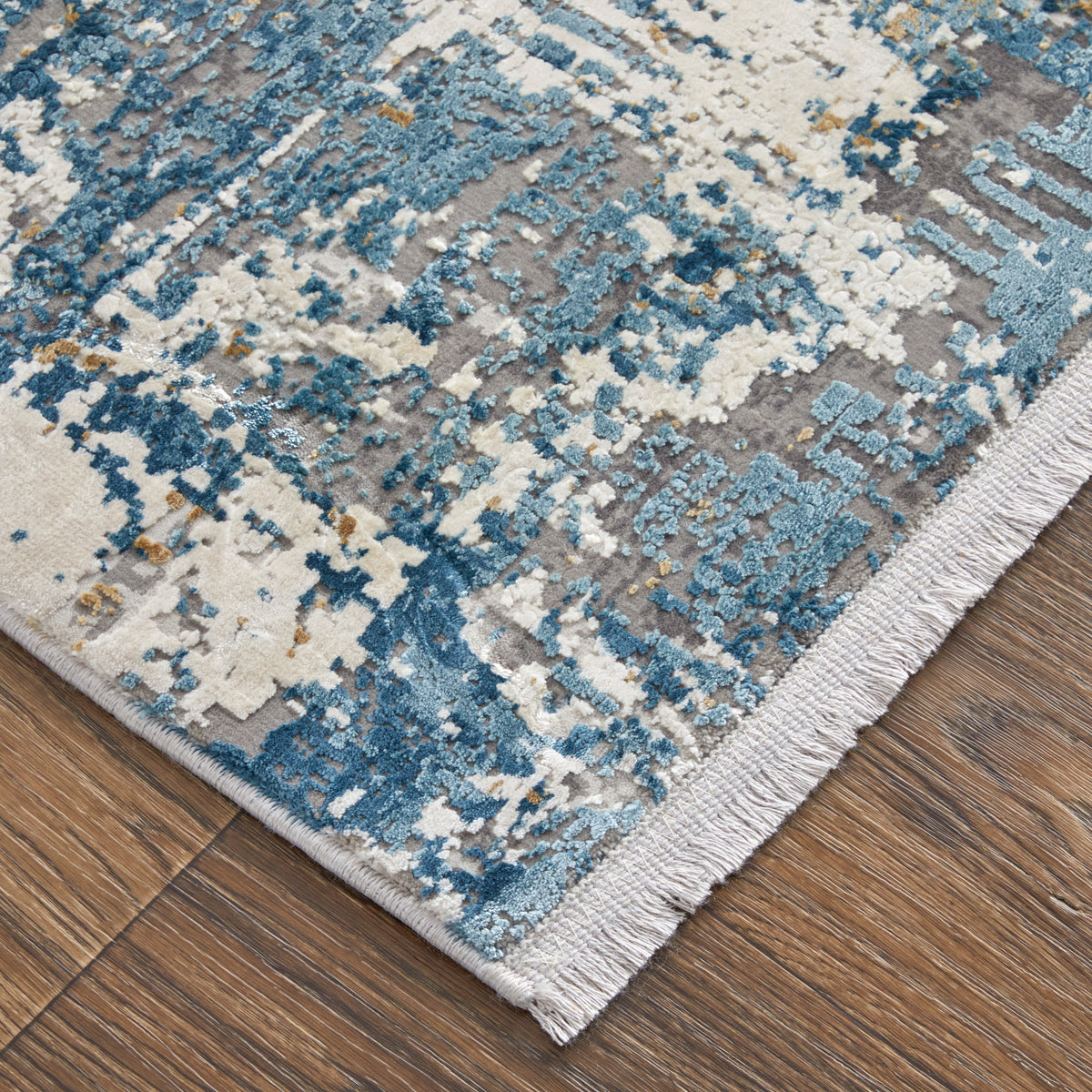 Cadiz 3891F Blue/Ivory Rug by Feizy
