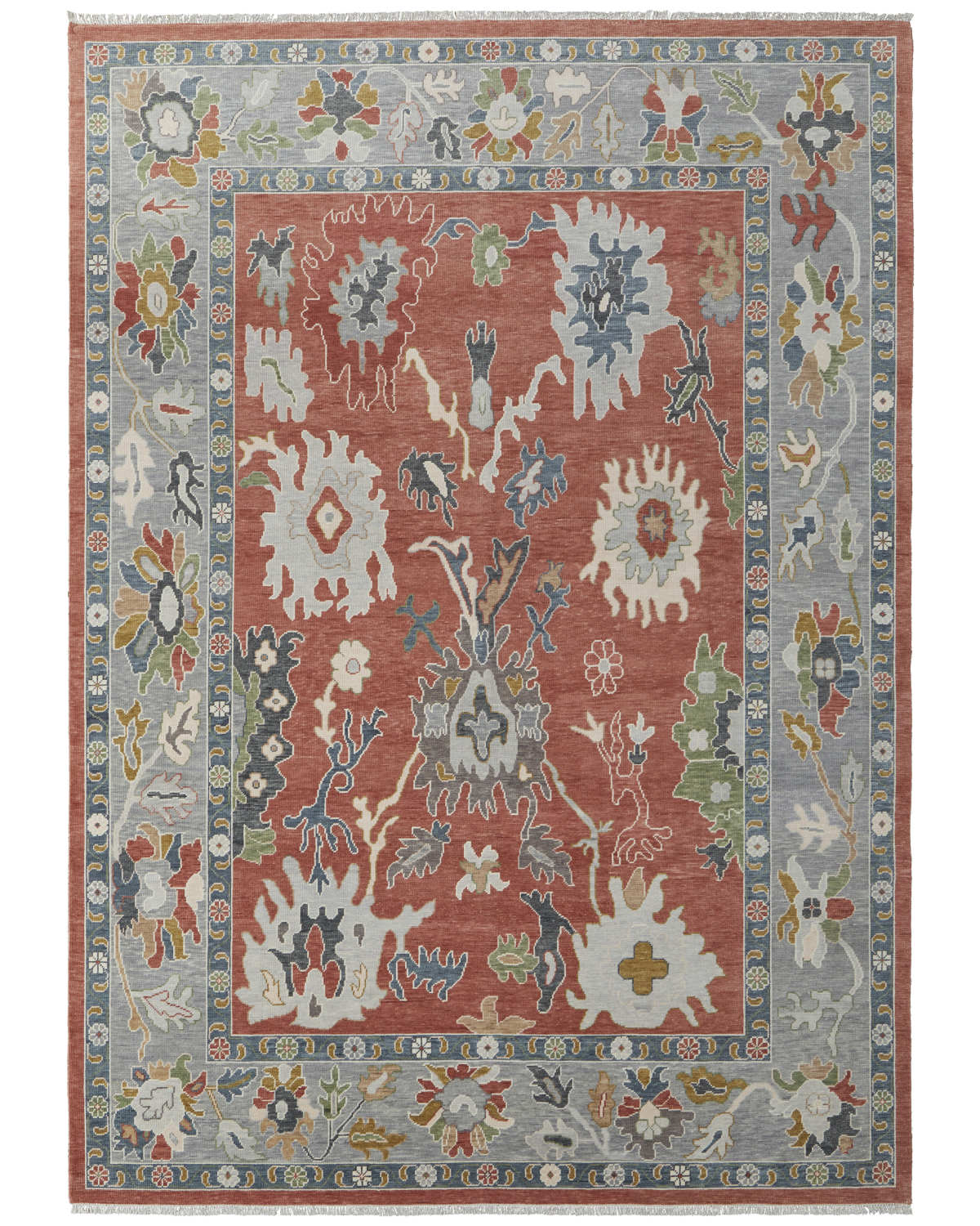 Karina 69G4F Rust/Gray Rug by Feizy