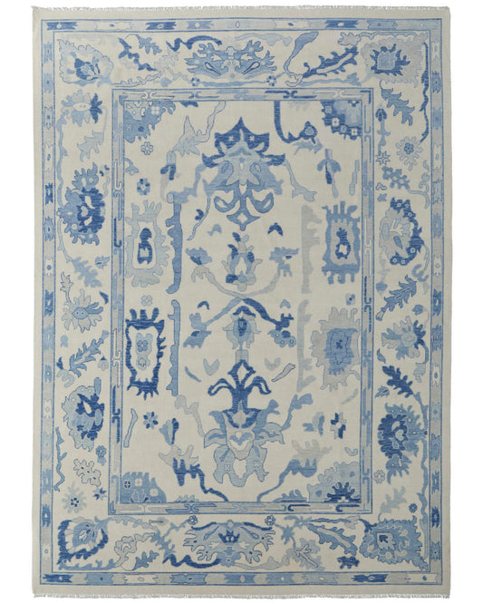 Karina 69G7F Ivory/Green Rug by Feizy