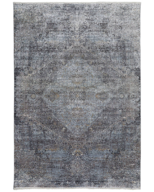 Sarrant 3963F Smoke Rug by Feizy