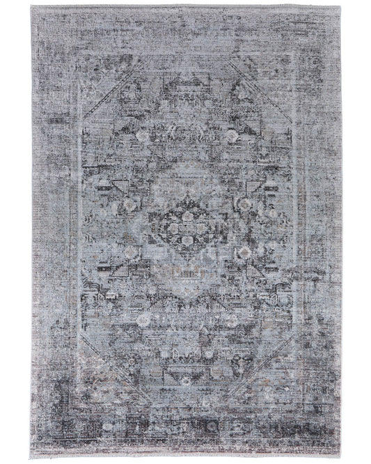 Sarrant 3966F Gray Rug by Feizy