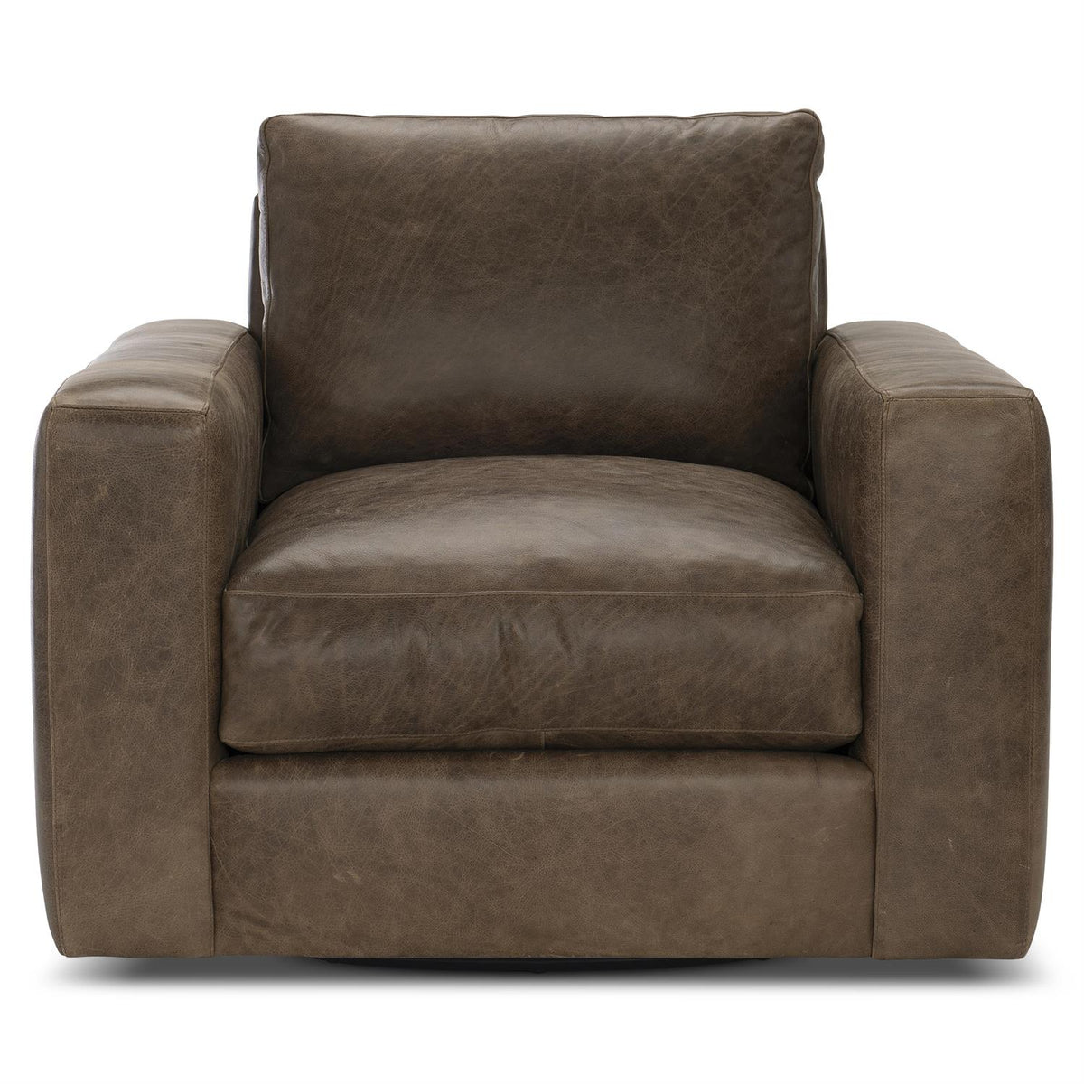Dawkins Leather Swivel Chair (922SLO) by Bernhardt
