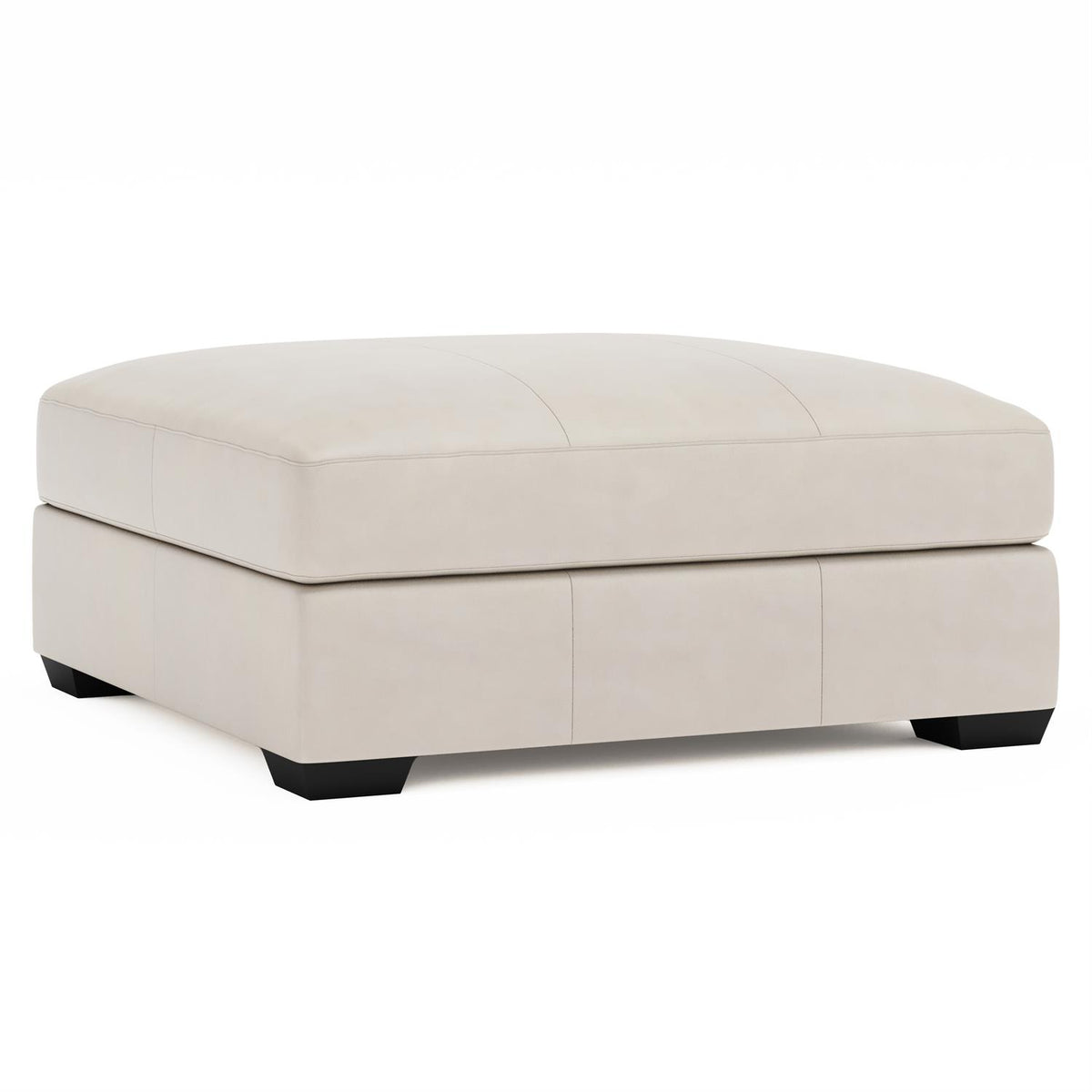 Dawkins Leather Ottoman by Bernhardt