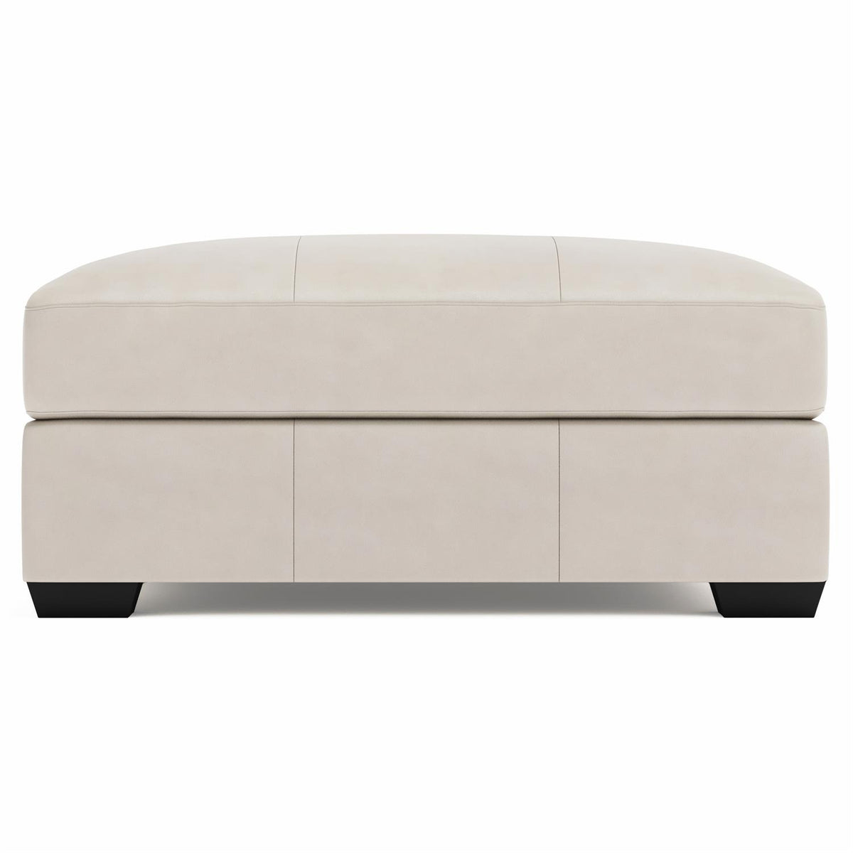 Dawkins Leather Ottoman by Bernhardt