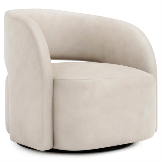 Chloe Leather Swivel Chair (9323SL) by Bernhardt