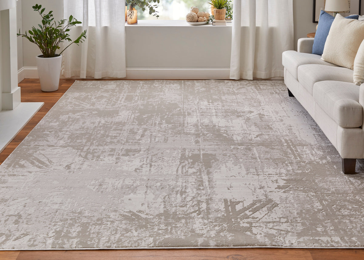 Prasad 39NAF Ivory/Beige Rug by Feizy