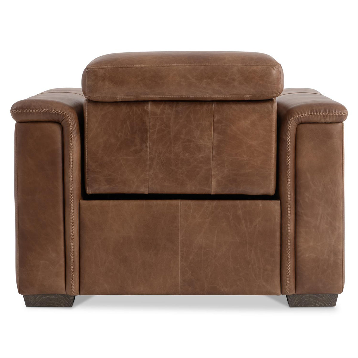 Lioni Leather Power Motion Chair (9562RHO) by Bernhardt