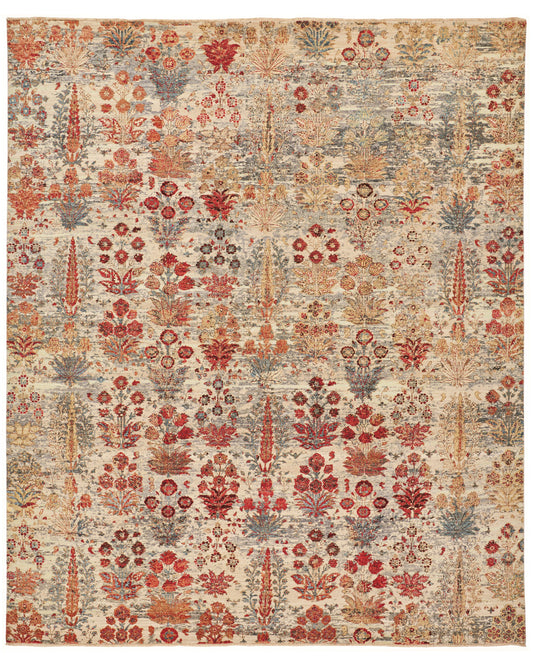 Siena 6586F Beige/Gold Rug by Feizy