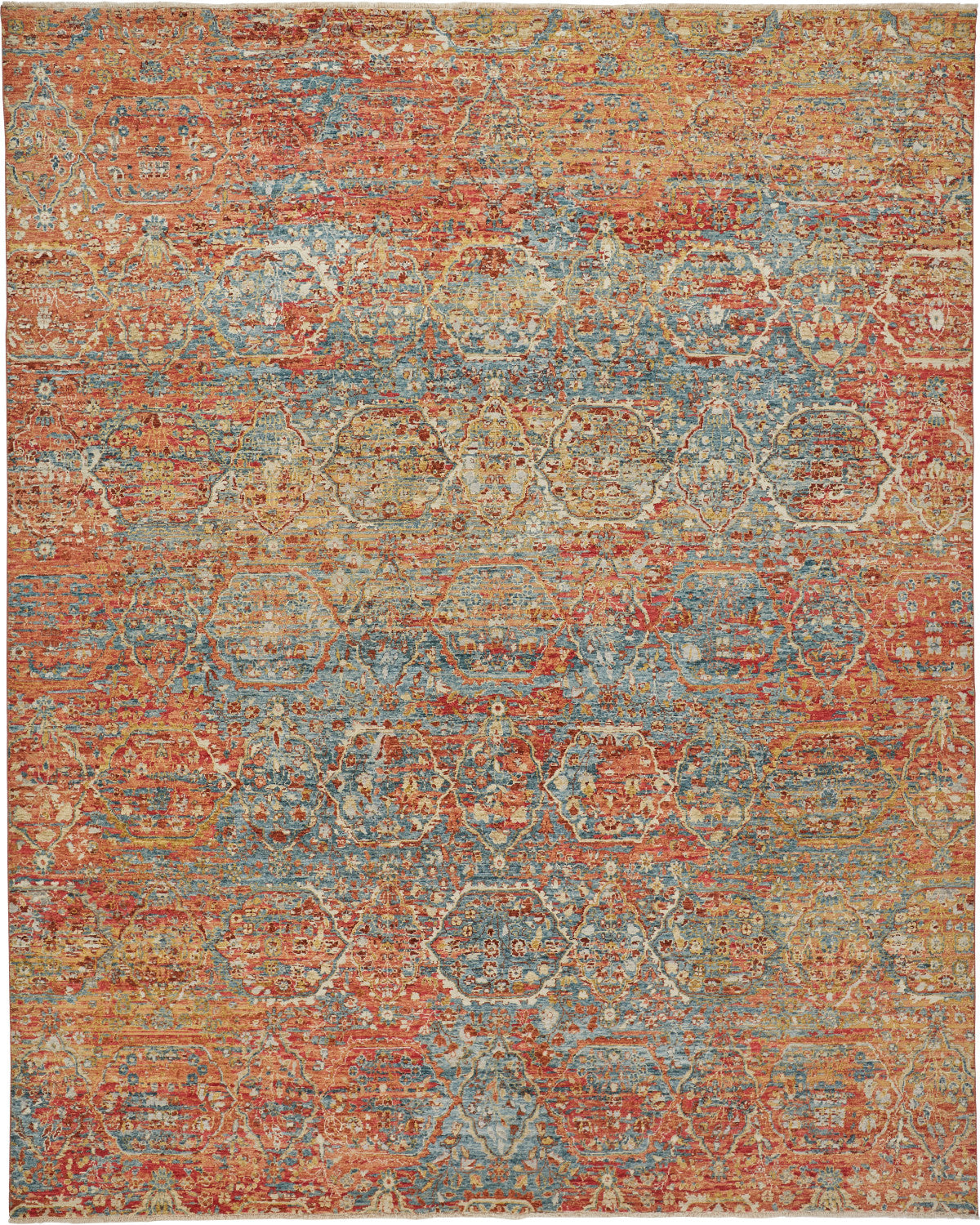 Siena 6587F Gold/Brown Rug by Feizy