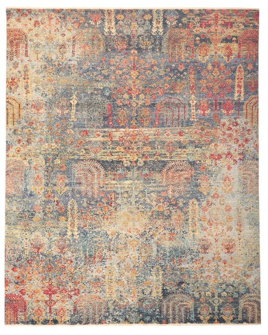 Siena 6588F Blue/Multi Rug by Feizy