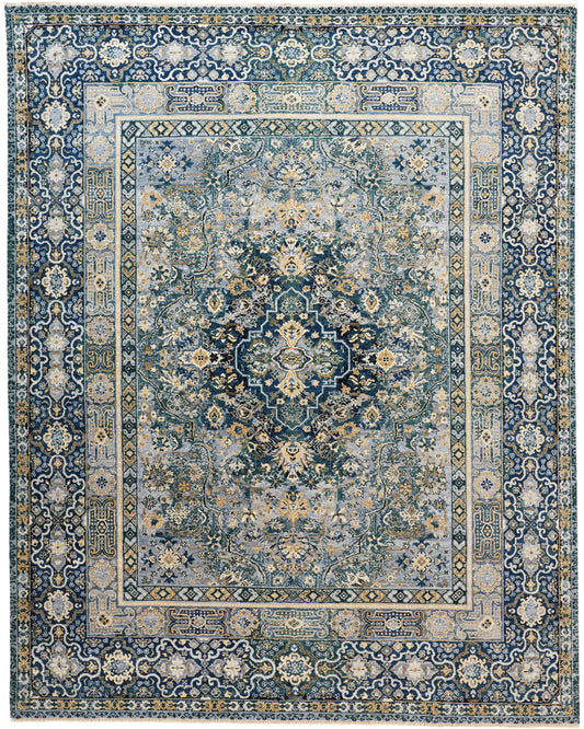 Dalia Luxe 6370F Beige/Multi Rug by Feizy
