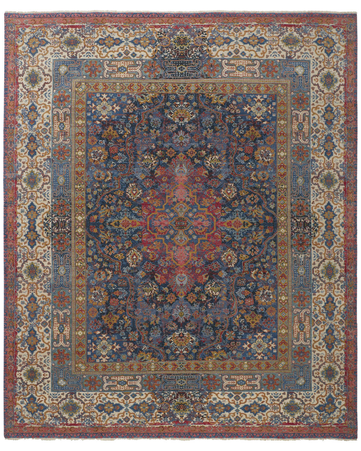 Dalia Luxe 6370F Beige/Multi Rug by Feizy