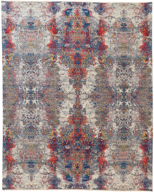 Dalia Luxe 6383F Gray/Multi Rug by Feizy
