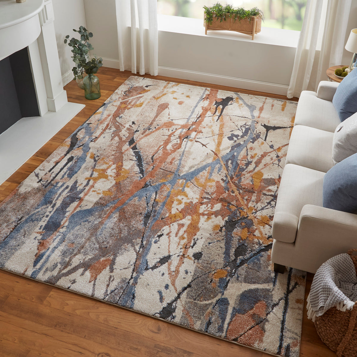 Gilmore 39MPF Blue/Multi Rug by Feizy