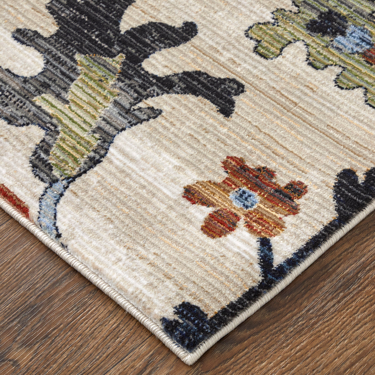 Melrose 39P1F Ivory/Multi Rug by Feizy