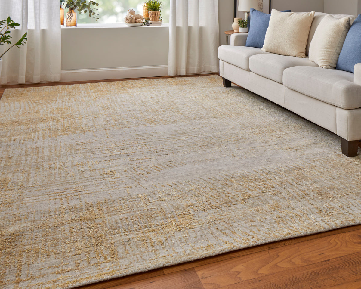 Eastfield 69FRF Gold/Ivory Rug by Feizy