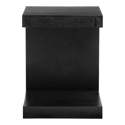 Zio Side Accent Table Black Oak | Black