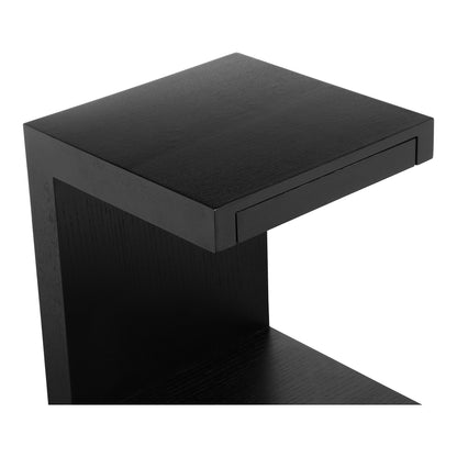 Zio Side Accent Table Black Oak