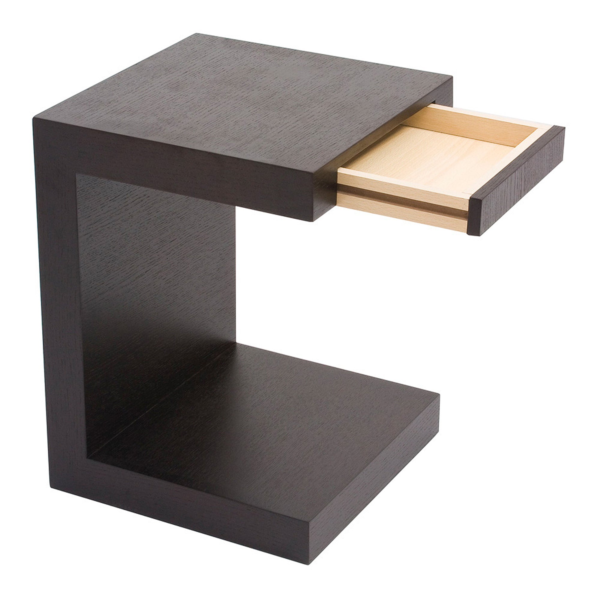 Zio Side Accent Table Black Oak