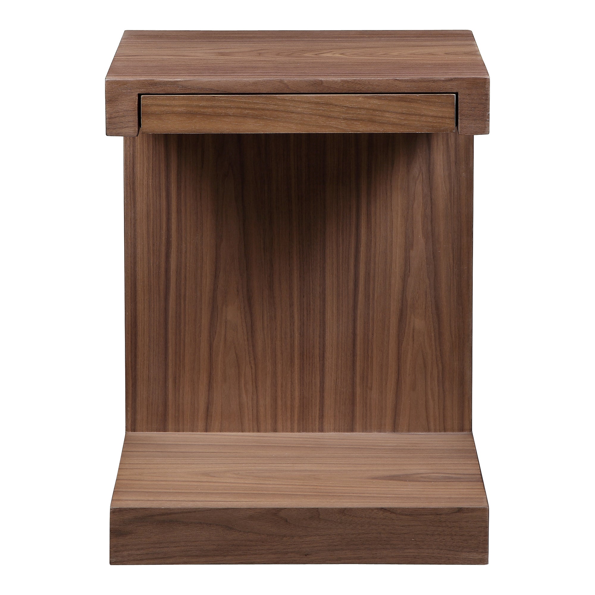 Zio Side Accent Table Walnut Brown | Brown