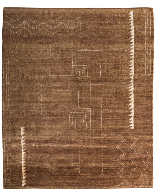 Agape 69HAF Brown Rug by Feizy