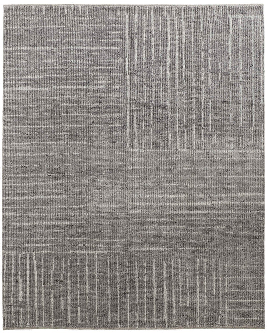 Alford 6913F Charcoal Rug by Feizy