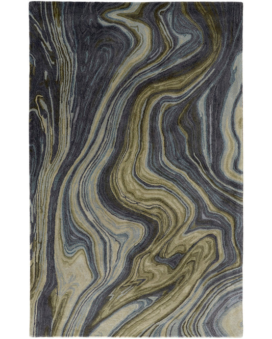 Amira 8631F Blue/Green Rug by Feizy