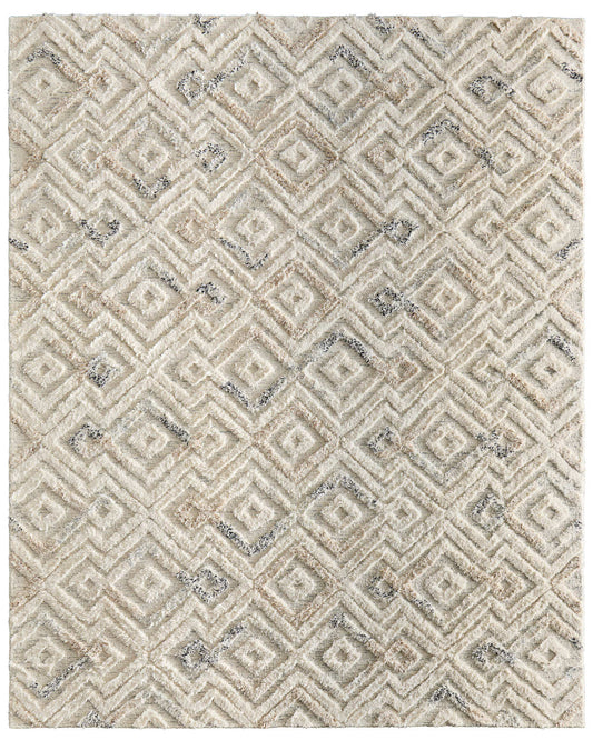 Anica 8004F Ivory/Blue Rug by Feizy
