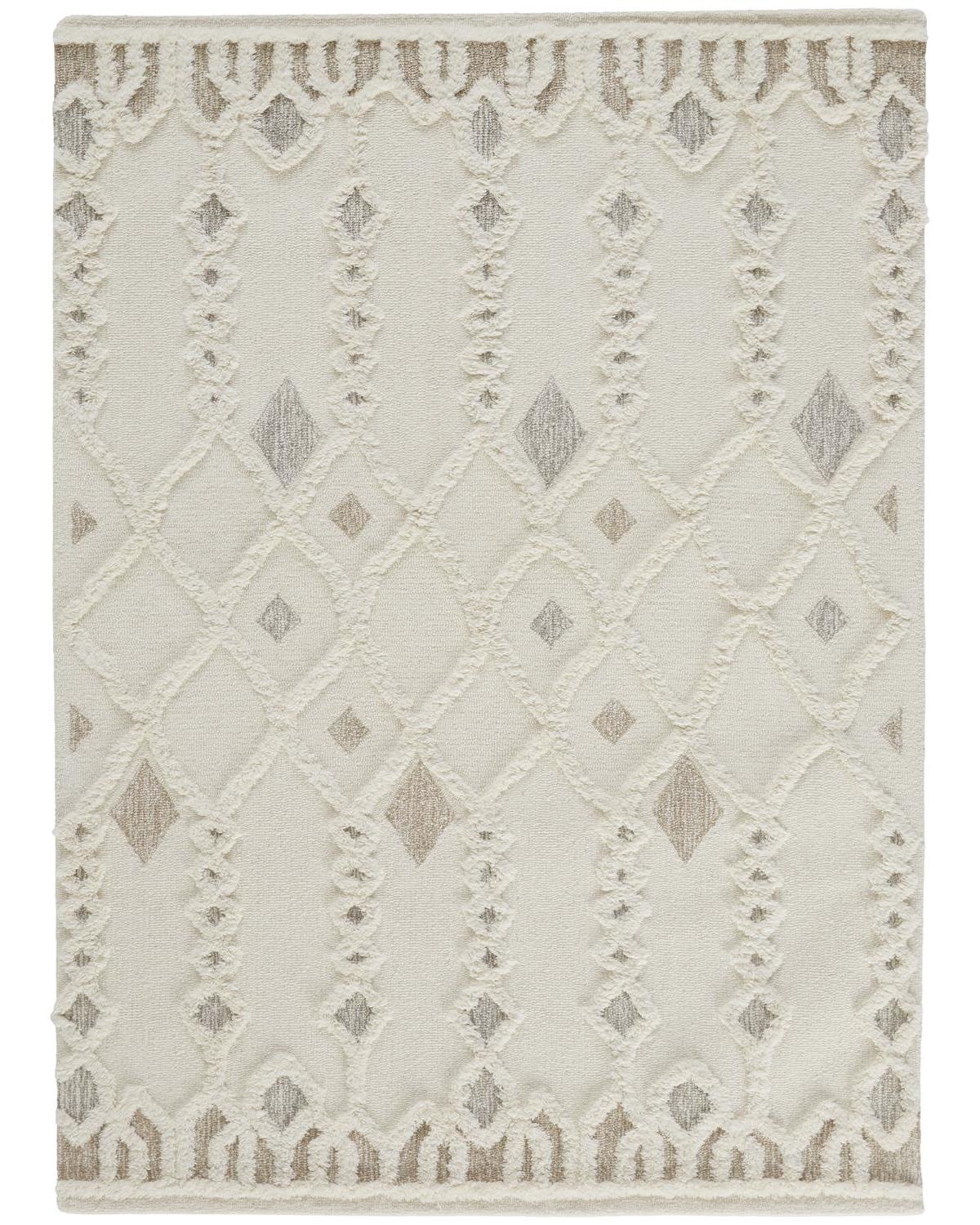Anica 8011F Ivory Rug by Feizy