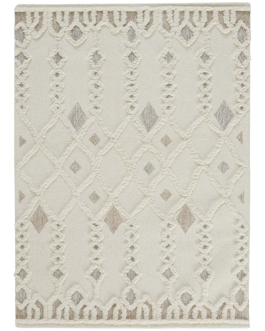Anica 8011F Ivory Rug by Feizy