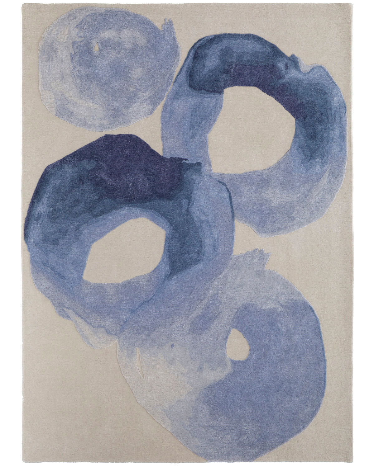 Anya 8887F Blue Rug by Feizy