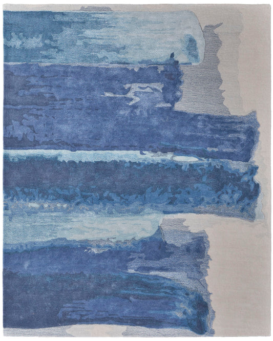 Anya 8921F Blue/Ivory Rug by Feizy