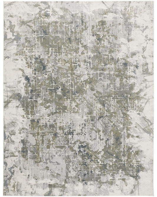Atwell 3146F Silver Rug by Feizy