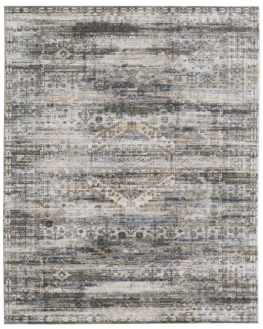 Augustine 39TWF Green/Beige Rug by Feizy
