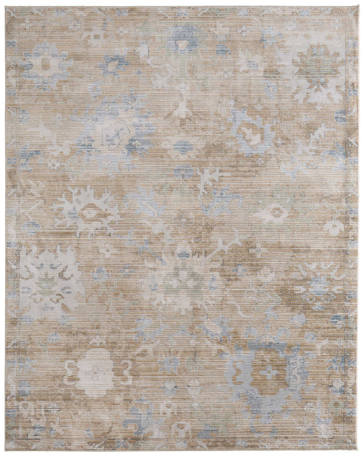 Augustine 39TXF Beige/Blue Rug by Feizy