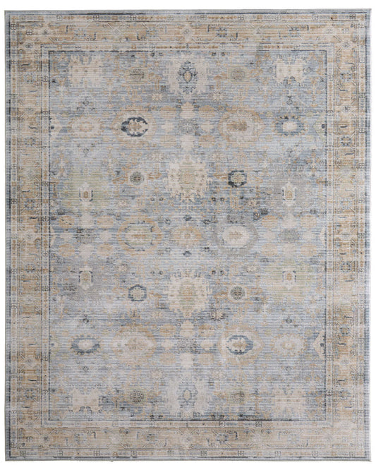 Augustine 39TZF Blue/Beige Rug by Feizy