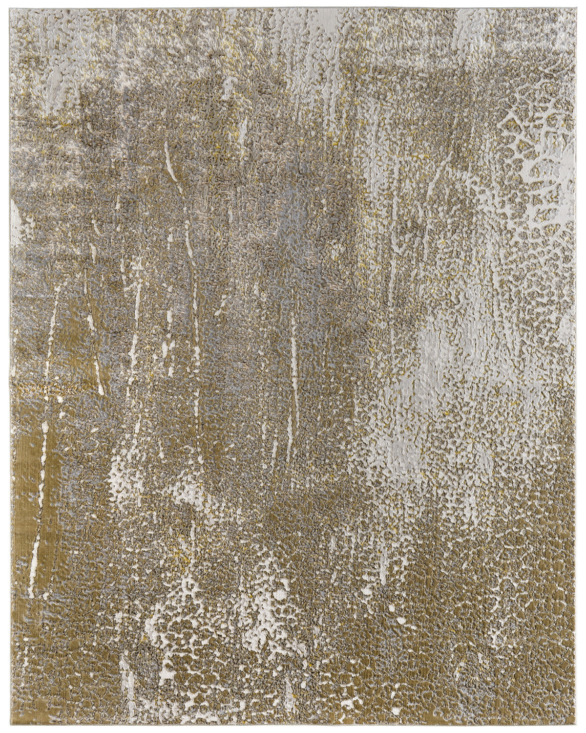 Aura 3739F Ivory/Gold Rug by Feizy