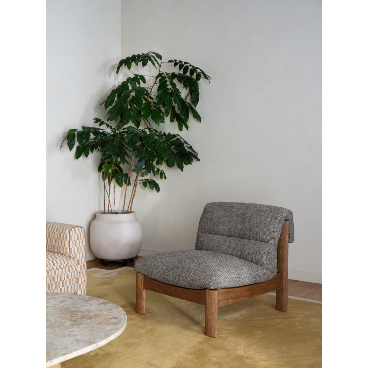 Pierce Accent Chair Flecked by Moe's Home