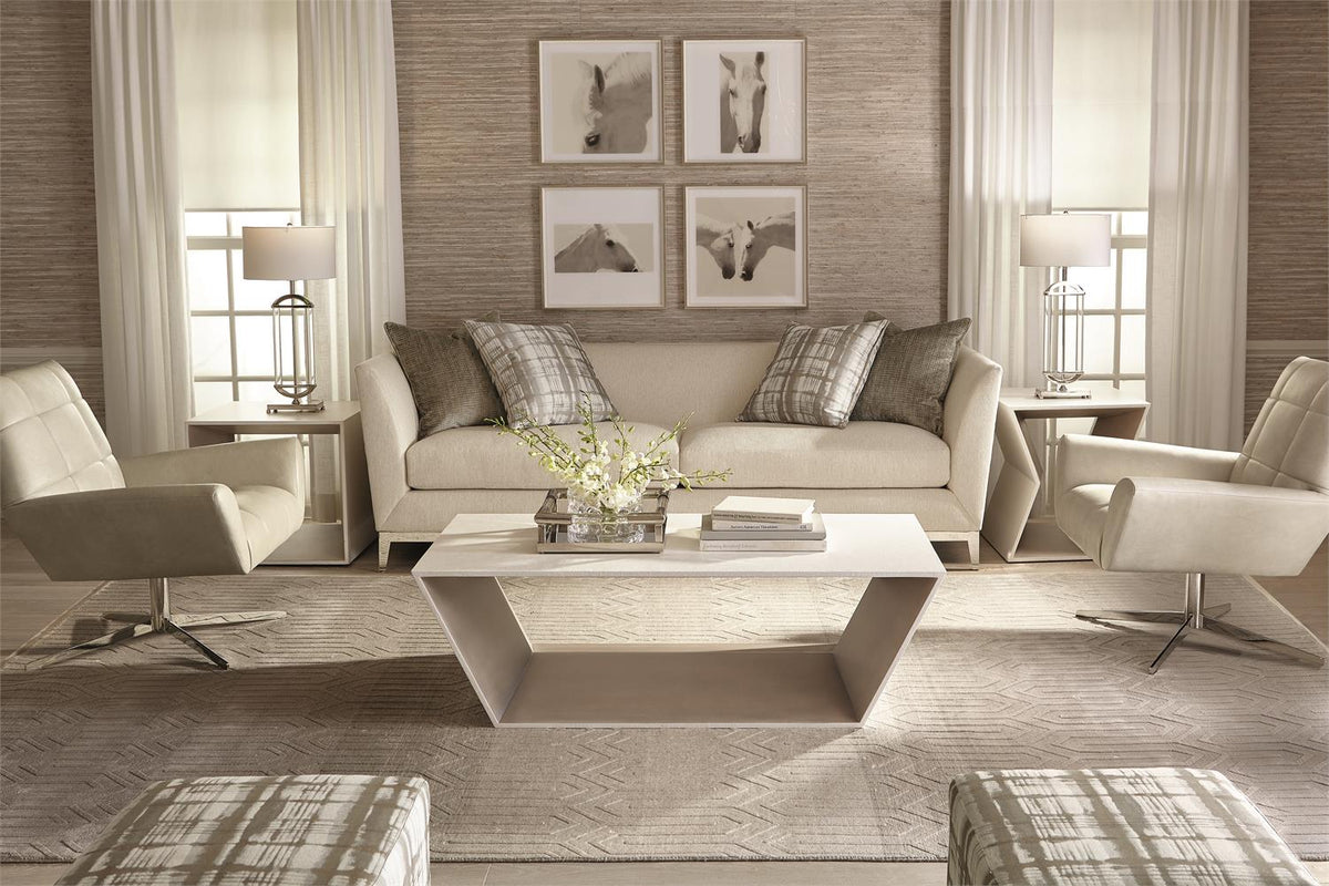 Casale Fabric Ottoman by Bernhardt