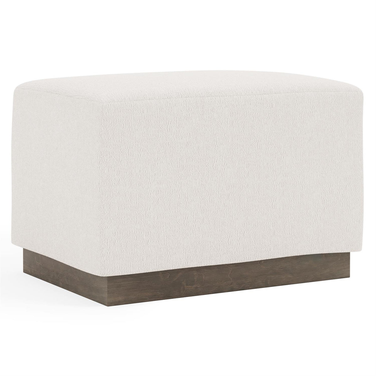 Merino Fabric Cocktail Ottoman by Bernhardt