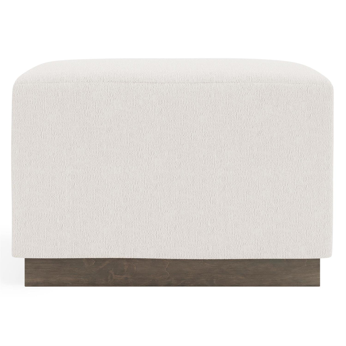 Merino Fabric Cocktail Ottoman by Bernhardt