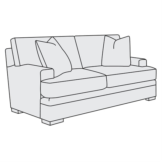 Fairfax Fabric Loveseat (B1675) by Bernhardt