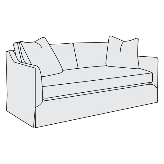 Langley Fabric Loveseat (B1725) by Bernhardt