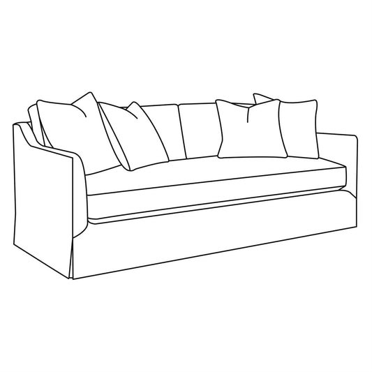 Langley Fabric Sofa (B1726A) by Bernhardt