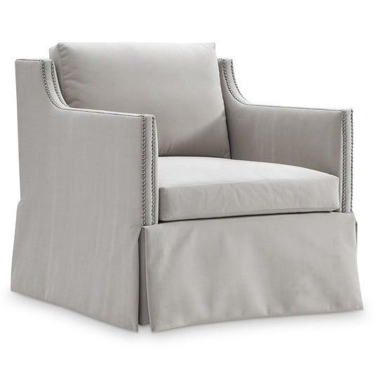 Delaney Fabric Swivel Chair (B1803SQ) by Bernhardt
