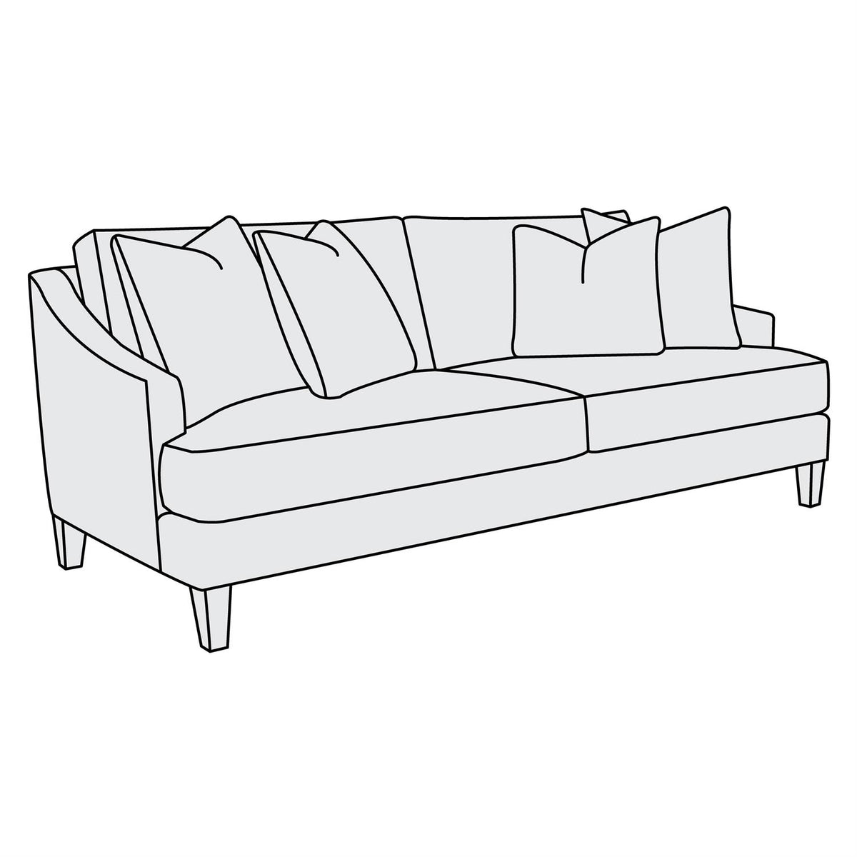 Marisol Fabric Sofa (B1866) by Bernhardt
