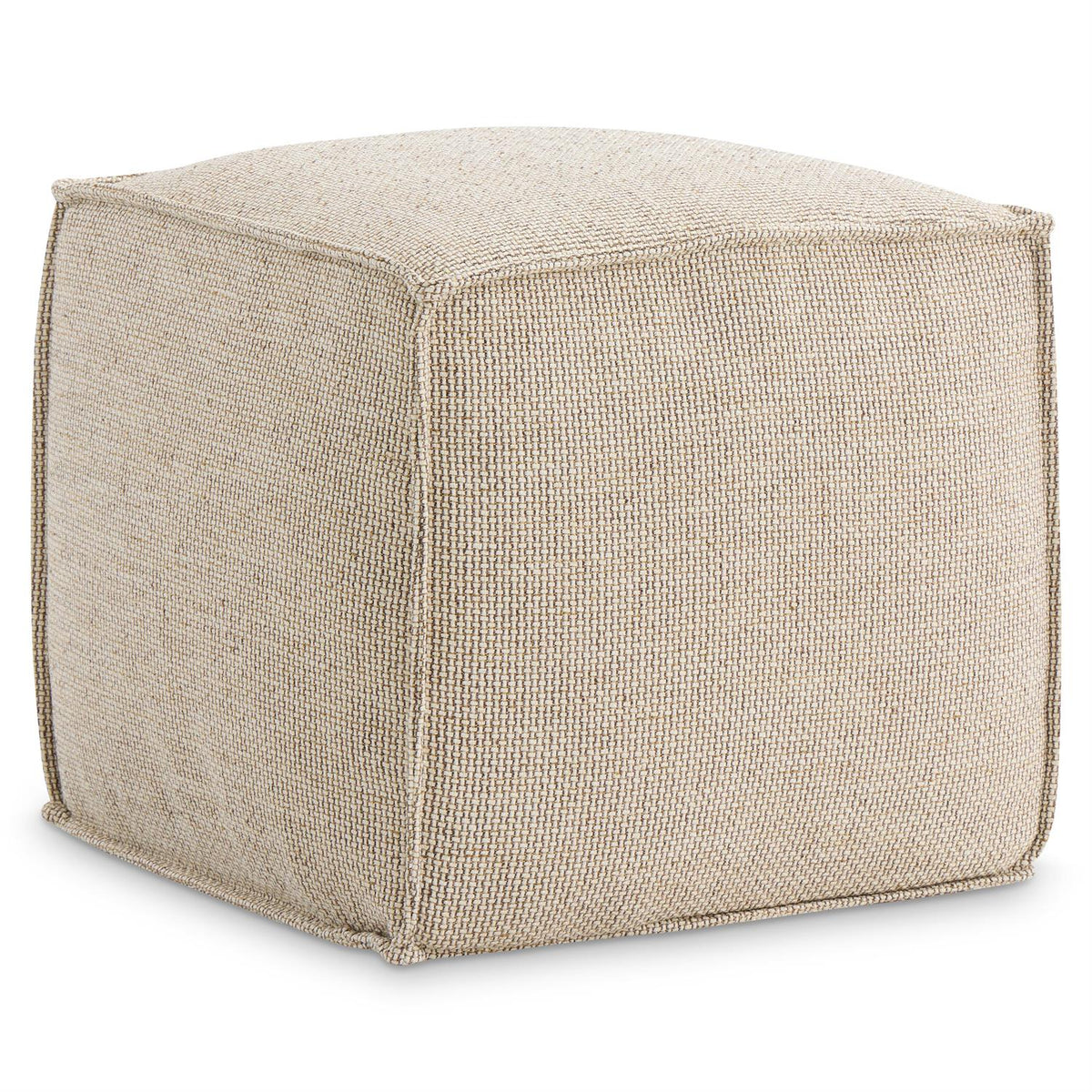 Pouf Fabric Ottoman by Bernhardt