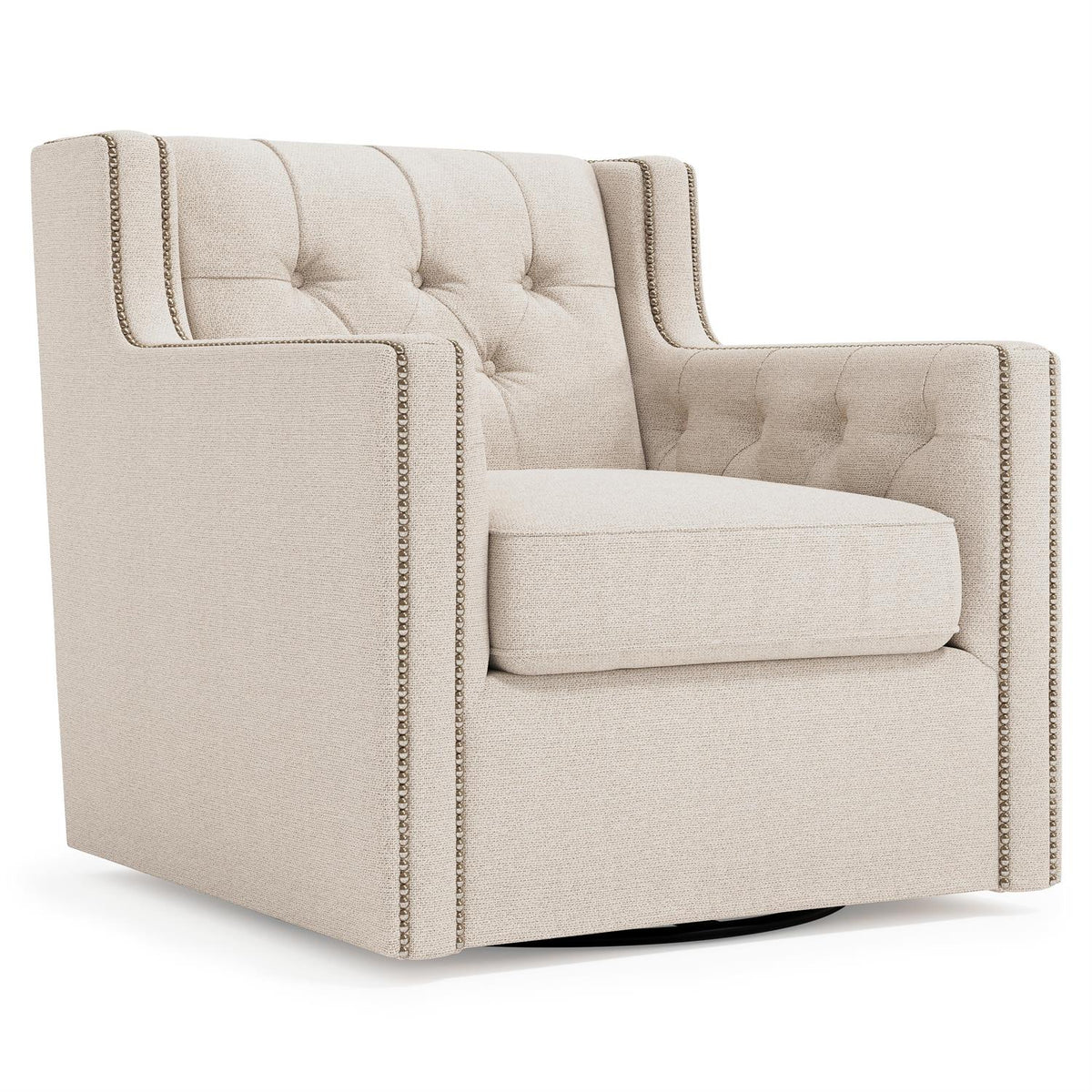 Candace Fabric Swivel Chair (B7272SD) by Bernhardt