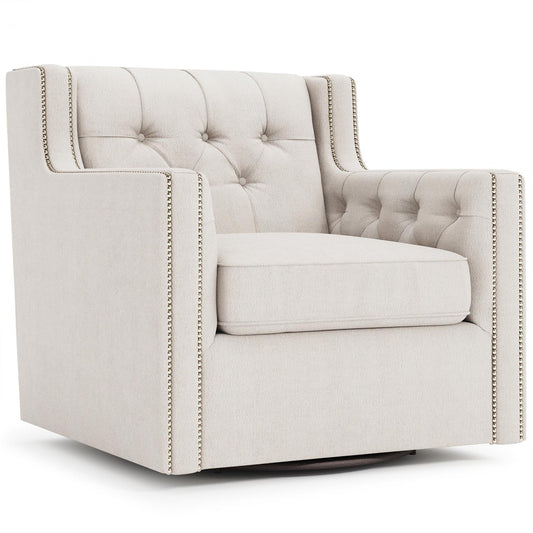 Candace Fabric Swivel Chair (B7272S) by Bernhardt